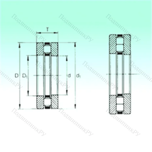 Подшипник роликовый упорный 89416-M от производителя  NBS