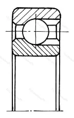Модификация подшипника 6-970403 размер 17x62x17 от производителя  ГПЗ-4 Модификация подшипника 6-970403 размер 17x62x17 от производителя  ГПЗ-4