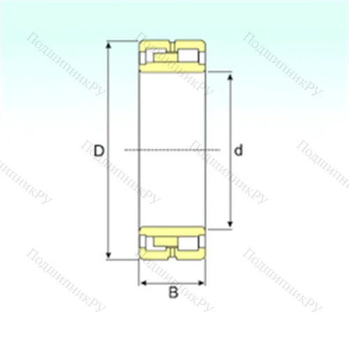 Подшипник роликовый радиальный NNU 41/530 M/W 33 от производителя  ISB Подшипник роликовый радиальный NNU 41/530 M/W 33 от производителя  ISB