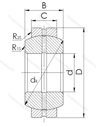 Шарнирный подшипник GE 45 ES в Севастополе