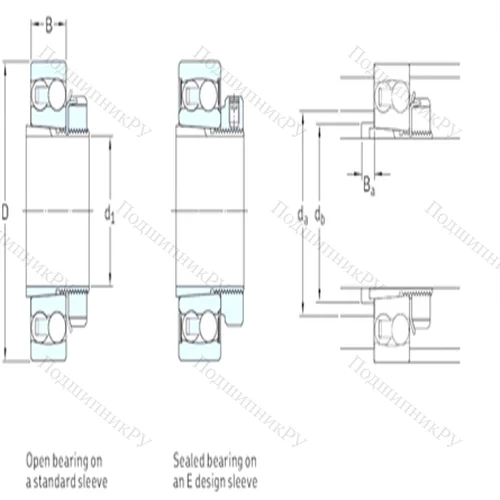Подшипник шариковый радиальный самоцентрирующийся 2211EKTN 9+H 311 от производителя  SKF Подшипник шариковый радиальный самоцентрирующийся 2211EKTN 9+H 311 от производителя  SKF
