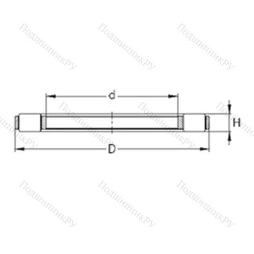 Подшипник роликовый упорный K 81113-TVPB от производителя  NKE