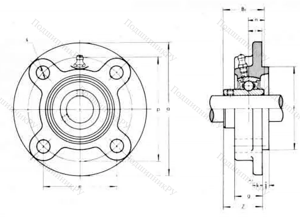 Подшипниковый корпус FC 217 ASAHI в Севастополе