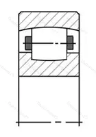 Модификация подшипника 23508 размер 40x80x23
