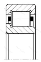Подшипник  42568 (NJ 2268) размер 340x620x165