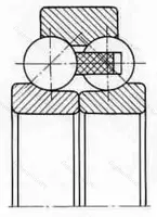 Подшипник 7340BTQUL размер 28x72x27