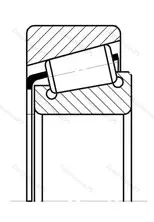 Модификация подшипника 7610 размер 50x110x42,25 ГПЗ-33