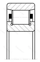 Подшипник  2308 (N 308) размер 40x90x23 от производителя  ГПЗ-3