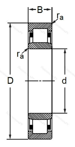 Цилиндрический роликовый подшипник 32516 Л (NU 2216 M) в Севастополе Цилиндрический роликовый подшипник 32516 Л (NU 2216 M) в Севастополе