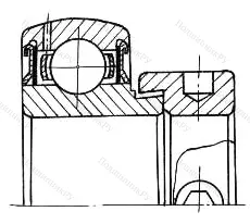 Модификация подшипника 6-780716АНК7 размер 80x150x71 от производителя  ГПЗ-23 Модификация подшипника 6-780716АНК7 размер 80x150x71 от производителя  ГПЗ-23