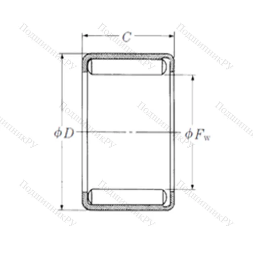 Подшипник игольчатый радиальный Y-86