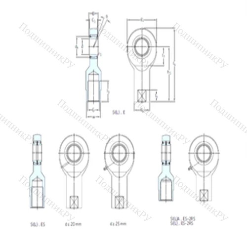 Подшипник скольжения сферический SI 30ES