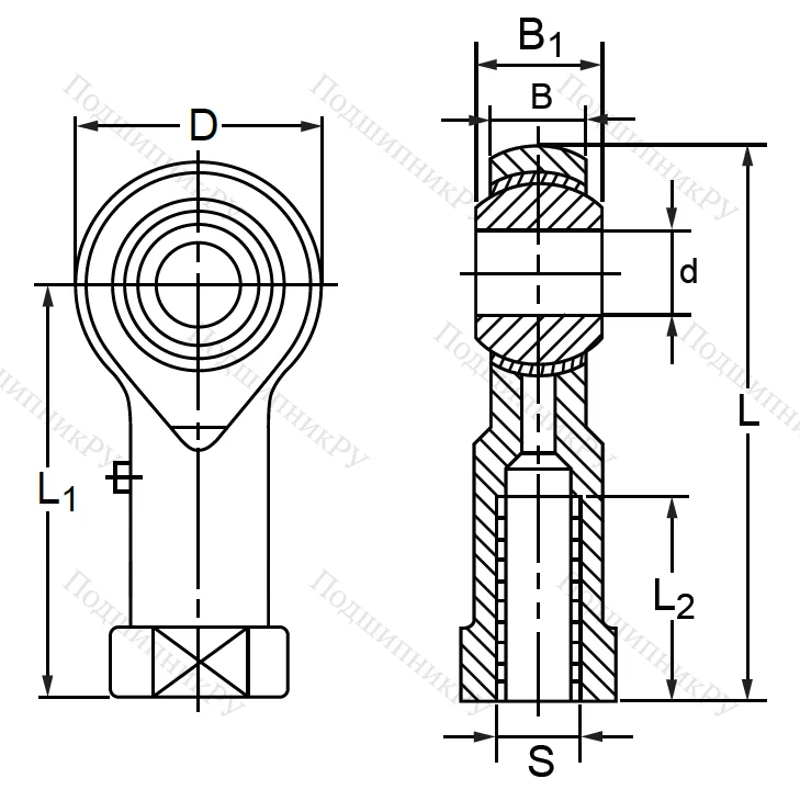 Шарнирная головка  PHS 10 L в Севастополе