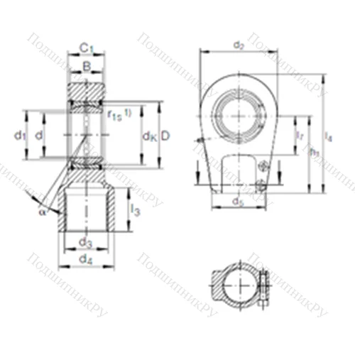 Подшипник скольжения сферический GIHRK 120 DO