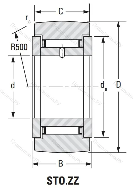 Подшипник STO 20 ZZ от производителя  KOYO