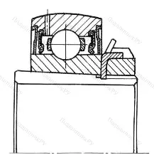 Модификация подшипника 680210АС17 размер 50x95x25/45 от производителя  ГПЗ-8 Модификация подшипника 680210АС17 размер 50x95x25/45 от производителя  ГПЗ-8