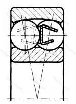 Подшипник  1320 (1320) размер 100x215x47