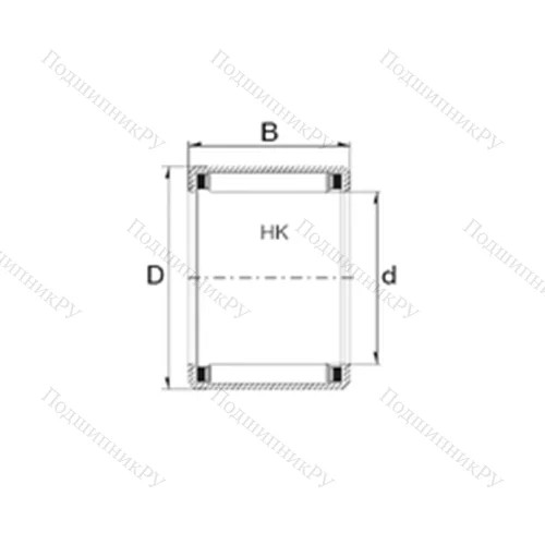 Подшипник игольчатый радиальный