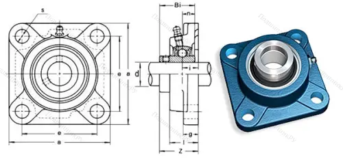 Подшипниковый узел UCF 212
