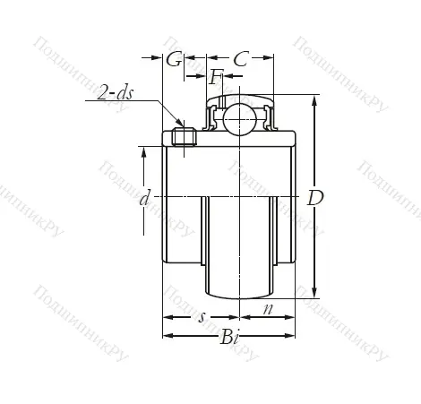 Корпусный подшипник  UCX 09 в Севастополе