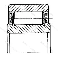 Подшипник  404705 размер 25x62x36/33 от производителя  ГПЗ-1