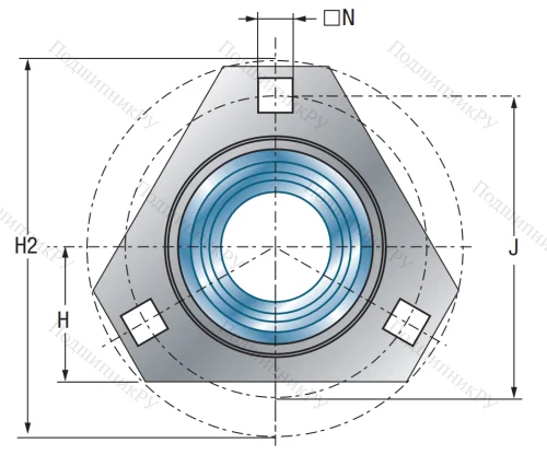 Подшипниковый корпус PFT 208 в Севастополе