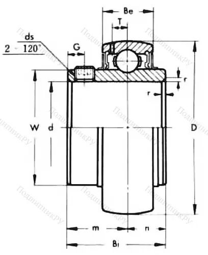 Корпусный подшипник UC 204-12 в Севастополе