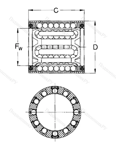 Подшипник LBBR 25-2LS в Севастополе