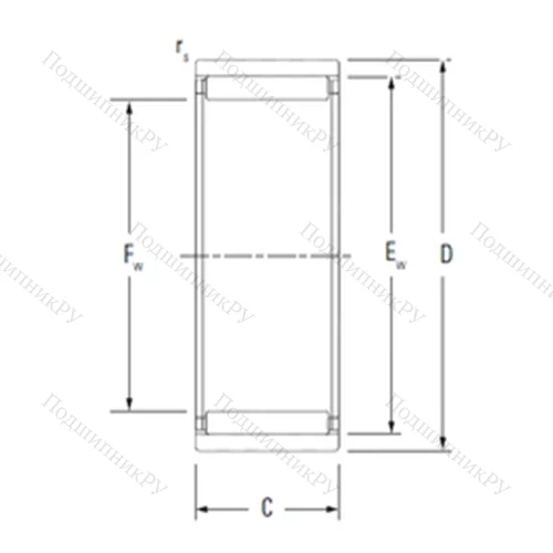 Подшипник игольчатый радиальный RNAO 70X 90X 60 от производителя  KOYO