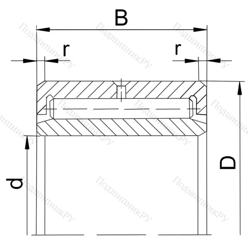 Подшипник NAV 4006 (4074106 ГОСТ) в Севастополе