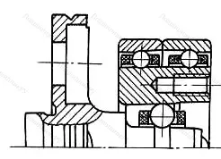 Модификация подшипника 4-300083Ю2Т размер 6x18/22x14,8 от производителя  ГПЗ-200