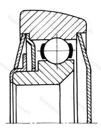 Модификация подшипника 66-1260912Ю2 размер 60x85x11/13 от производителя  ГПЗ-4 Модификация подшипника 66-1260912Ю2 размер 60x85x11/13 от производителя  ГПЗ-4