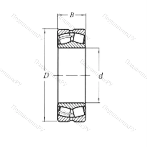 Подшипник роликовый радиальный самоцентрирующийся 22315CW 33 от производителя  CRAFT