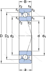 Подшипник 7017 ACB/HCP 4A в Севастополе Подшипник 7017 ACB/HCP 4A в Севастополе
