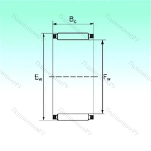 Подшипник игольчатый радиальный K 17x21x13 от производителя  NBS