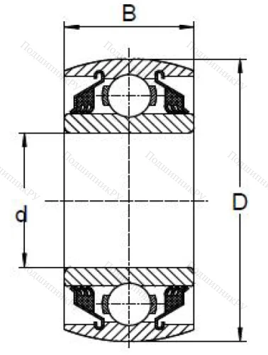 Радиальный шариковый подшипник W 211 PPB 3 в Севастополе