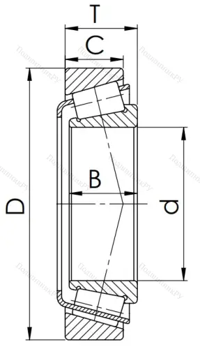 Конический роликовый подшипник 7512 (32212) в Севастополе