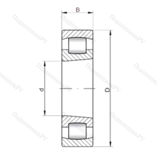 Подшипник роликовый радиальный самоцентрирующийся 20216 KC от производителя  CX Подшипник роликовый радиальный самоцентрирующийся 20216 KC от производителя  CX