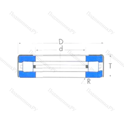 Подшипник роликовый упорный T 113W