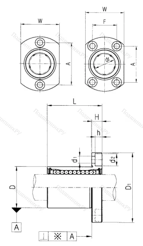 Подшипник LMH 16 UU в Севастополе