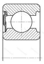Подшипник  160035 размер 5x19x6
