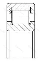 Подшипник  NCL 304 (102304) размер 20x52x15 от производителя  SKF