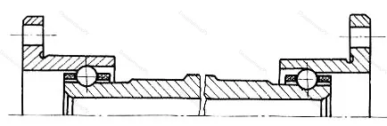 Модификация подшипника 4-106054ЮТП размер 4,2x13/22x58 от производителя  ГПЗ-200