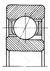 Подшипник ED 8-9CE 1 размер 8x22x7 от производителя  SNFA