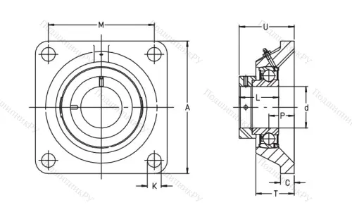 Подшипниковый узел  PCJ 30-XL-N в Севастополе
