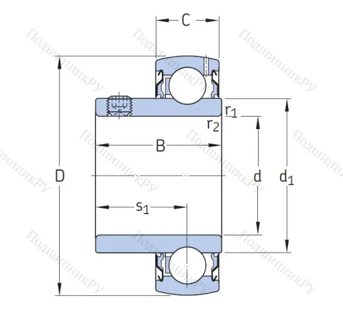 Корпусный подшипник YAT 206 в Севастополе Корпусный подшипник YAT 206 в Севастополе