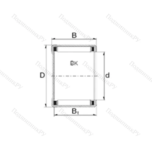 Подшипник игольчатый радиальный