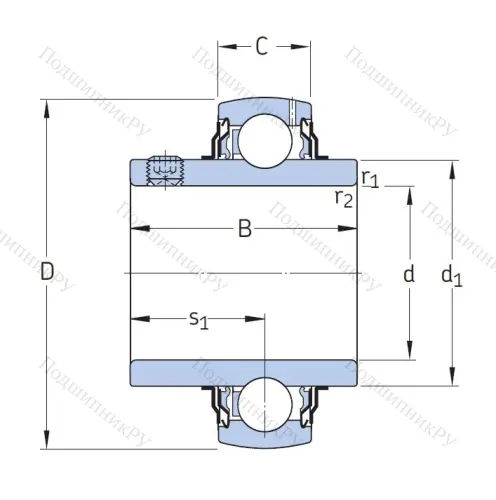 Корпусный подшипник YAR 206-2F в Севастополе