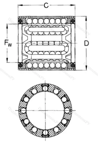 Подшипник LBBR 10-2LS/HV 6 в Севастополе