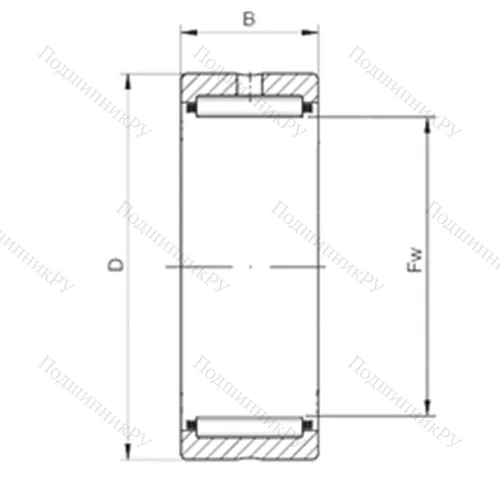 Подшипник игольчатый радиальный